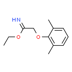 Ethanimidic acid, 2-(2,6-dimethylphenoxy)-, ethyl ester (9CI)结构式