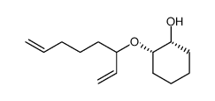 mono-1-vinyl-5-hexenyl ether of cis-1,2-cyclohexanediol结构式