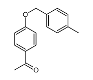 1-[4-[(4-methylphenyl)methoxy]phenyl]ethanone Structure