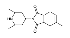 5-methyl-2-(2,2,6,6-tetramethylpiperidin-4-yl)-3a,4,7,7a-tetrahydroisoindole-1,3-dione结构式