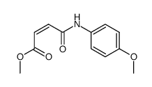 methyl (Z)-4-((4-methoxyphenyl)amino)-4-oxobut-2-enoate结构式