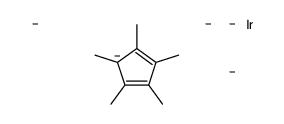 carbanide,iridium,1,2,3,4,5-pentamethylcyclopenta-1,3-diene Structure