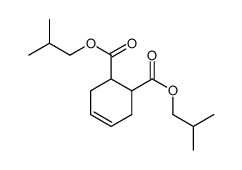 bis(2-methylpropyl) cyclohex-4-ene-1,2-dicarboxylate Structure