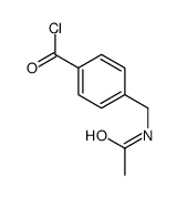 Benzoyl chloride, 4-[(acetylamino)methyl]- (9CI) structure