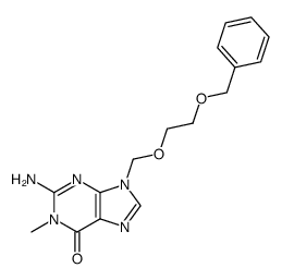 9-(2-Benzoxyethoxymethyl)-1-methylguanine结构式