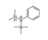 [dimethylsilyl(phenyl)silyl]-trimethylsilane Structure
