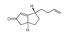 (4R,6aS)-4-(but-3-en-1-yl)-4,5,6,6a-tetrahydropentalen-2(1H)-one结构式