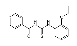 N-{[(2-ethoxyphenyl)amino]carbonothioyl}benzamide结构式