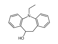 dihydro-10,11 ethyl-5 5H-dibenz[b,f]azepine-10-ol结构式