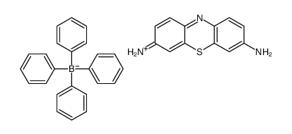 3,7-diaminophenothiazin-5-ium tetraphenylborate结构式