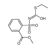 methyl 2-(ethylsulfanylcarbonylsulfamoyl)benzoate结构式