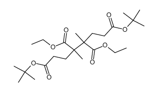 1,6-di-tert-butyl 3,4-diethyl 3,4-dimethylhexane-1,3,4,6-tetracarboxylate Structure