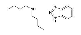 dibutylamine, compound with 1H-benzotriazole (1:1) structure