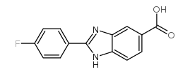 2-(4-Fluorophenyl)-1H-benzimidazole-5-carboxylic acid picture