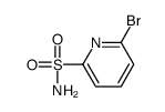 6-溴吡啶-2-磺酰胺结构式