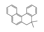 5,5-dimethyl-5,6-dihydro-benzo[c]phenanthrene结构式