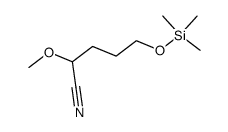 2-methoxy-5-trimethylsilyloxypentanenitrile Structure