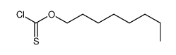 Carbonochloridothioic acid, O-octyl ester Structure