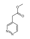 2-(哒嗪-4-基)乙酸甲酯结构式