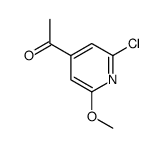1-(2-chloro-6-methoxypyridin-4-yl)ethanone Structure
