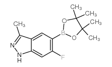 6-fluoro-3-methyl-5-(4,4,5,5-tetramethyl-1,3,2-dioxaborolan-2-yl)-1H-indazole picture