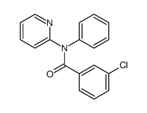 3-chloro-N-phenyl-N-(pyridin-2-yl)benzamide Structure