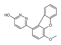 3-(4-methoxydibenzofuran-1-yl)-1H-pyridazin-6-one结构式
