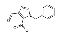1-苄基-5-硝基-1H-咪唑-4-甲醛结构式