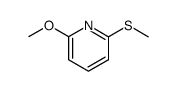 2-methoxy-6-(methylthio)pyridine结构式