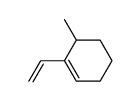 6-methyl-1-vinyl-cyclohexene Structure