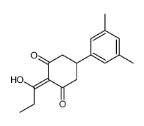 5-(3,5-dimethylphenyl)-2-(1-hydroxypropylidene)cyclohexane-1,3-dione结构式