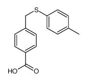 4-[(4-methylphenyl)sulfanylmethyl]benzoic acid Structure