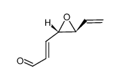 4,5-trans-epoxy-2(E),6-heptadienal Structure