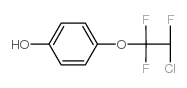 4-(2-氯-1,1,2-三氟乙氧基)-苯酚结构式