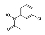 N-(3-chlorophenyl)-N-hydroxyacetamide结构式