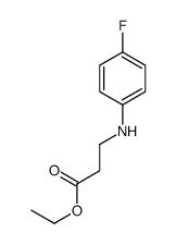 N-(Ethoxycarbonyl)ethyl-4-fluoroaniline Structure