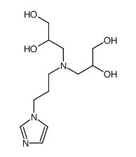 3-[2,3-dihydroxypropyl(3-imidazol-1-ylpropyl)amino]propane-1,2-diol结构式