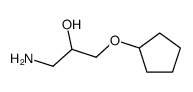 1-amino-3-cyclopentyloxypropan-2-ol Structure