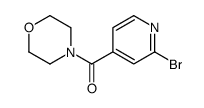 (2-bromopyridin-4-yl)-morpholin-4-ylmethanone Structure