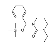 1,1-diethyl-3-methyl-3-[phenyl(trimethylsilyloxy)methyl]urea Structure