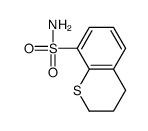 3,4-dihydro-2H-thiochromene-8-sulfonamide Structure