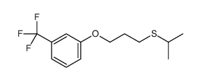 1-(3-propan-2-ylsulfanylpropoxy)-3-(trifluoromethyl)benzene Structure