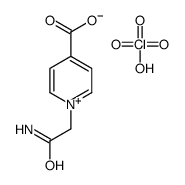 1-(2-amino-2-oxoethyl)pyridin-1-ium-4-carboxylic acid,perchlorate结构式