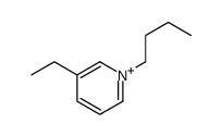 1-butyl-3-ethylpyridin-1-ium Structure