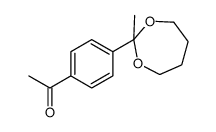 1-[4-(2-methyl-1,3-dioxepan-2-yl)phenyl]ethanone Structure