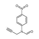 N-(4-nitrophenyl)-N-prop-2-ynylformamide结构式
