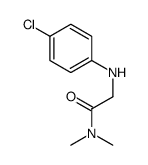 2-(4-chloroanilino)-N,N-dimethylacetamide结构式