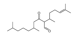 5,9-dimethyl-2-(6-methylhept-5-en-2-yl)-3-oxodecanal结构式