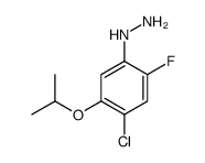 (4-chloro-2-fluoro-5-propan-2-yloxyphenyl)hydrazine Structure