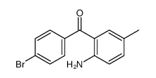 Methanone, (2-amino-5-methylphenyl)(4-bromophenyl) Structure